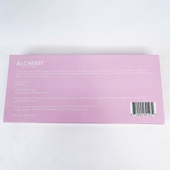 Alchemy Living Pink Sleep Mask Reduces The Appearance Of Wrinkle Around Eyes - Picture 3 of 3